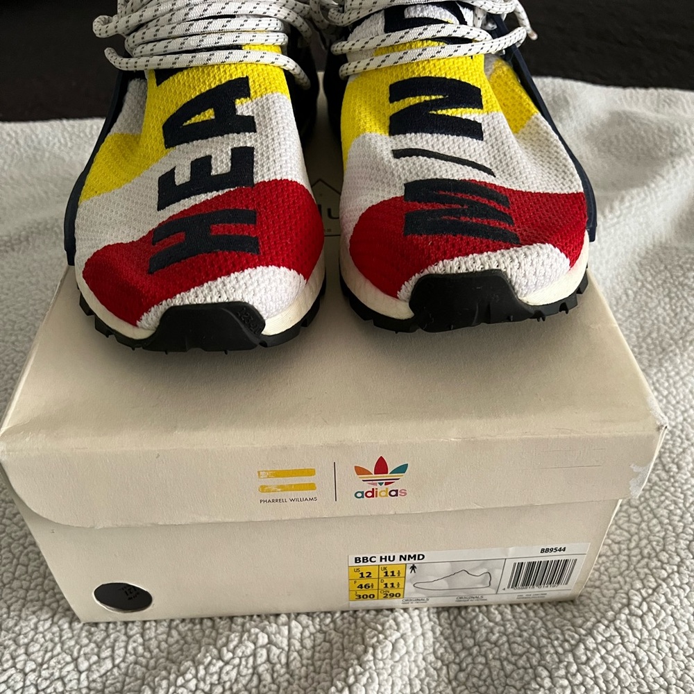 PHARRELL X BILLIONAIRE BOYS CLUB X NMD HUMAN RACE TRAIL SIZE 12 - Picture 4 of 13